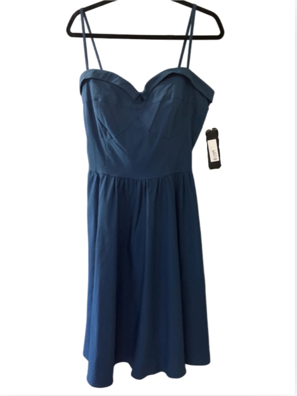 Stop Staring Navy Sweetheart Midi Dress